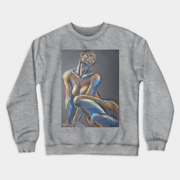 Rainbow Nude 1 Crewneck Sweatshirt by CarmenT